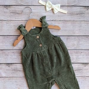 NWT Baby/Toddler Girl Overalls with Bow Shoulders